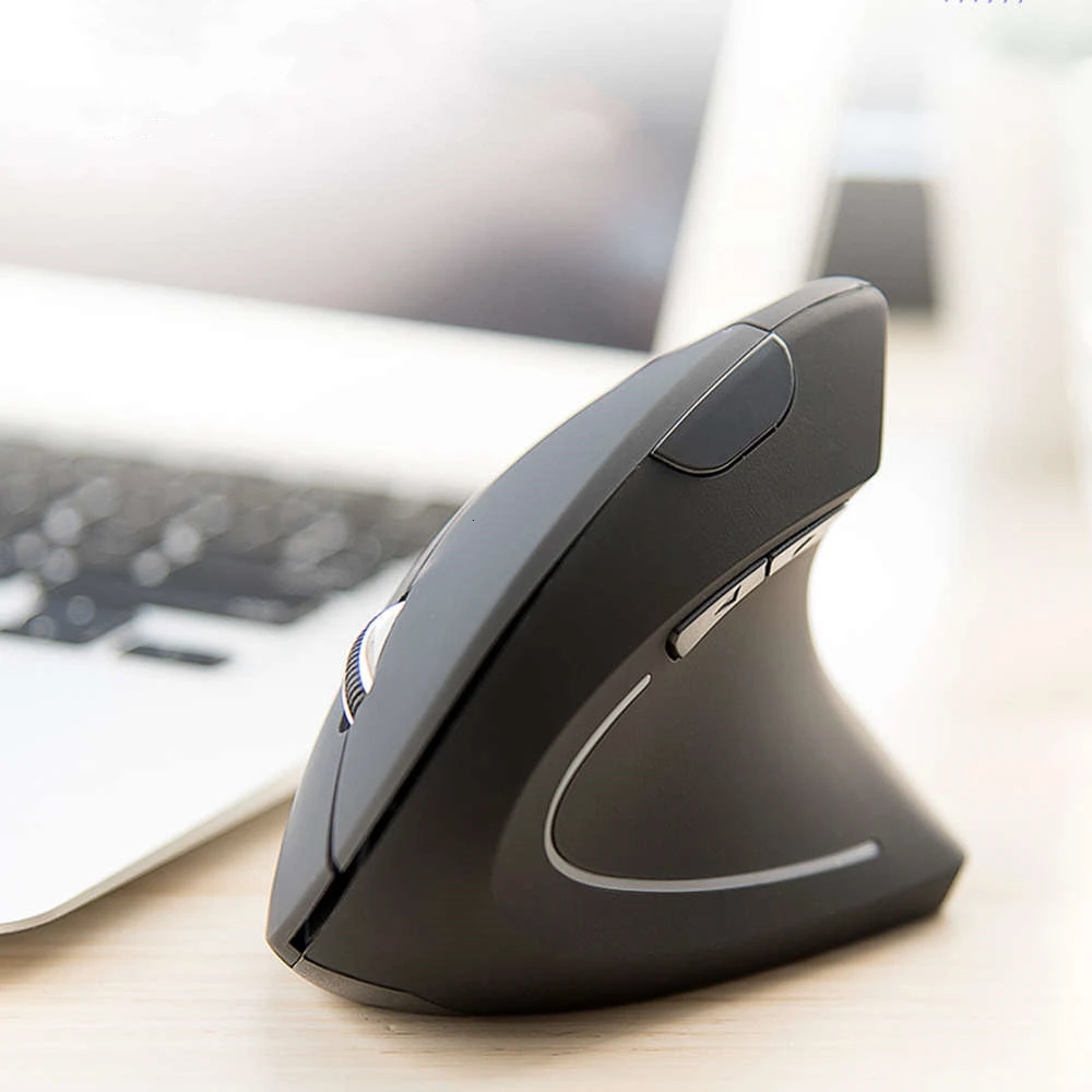 Беспроводная Вертикальная мышь эргономичная USB оптическая игровая компьютерная