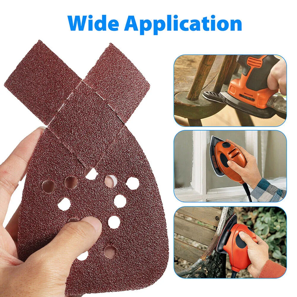 

Reddish Brown Sanding Sheets Sandpaper 10pcs 40-240 Aluminum Oxide Black