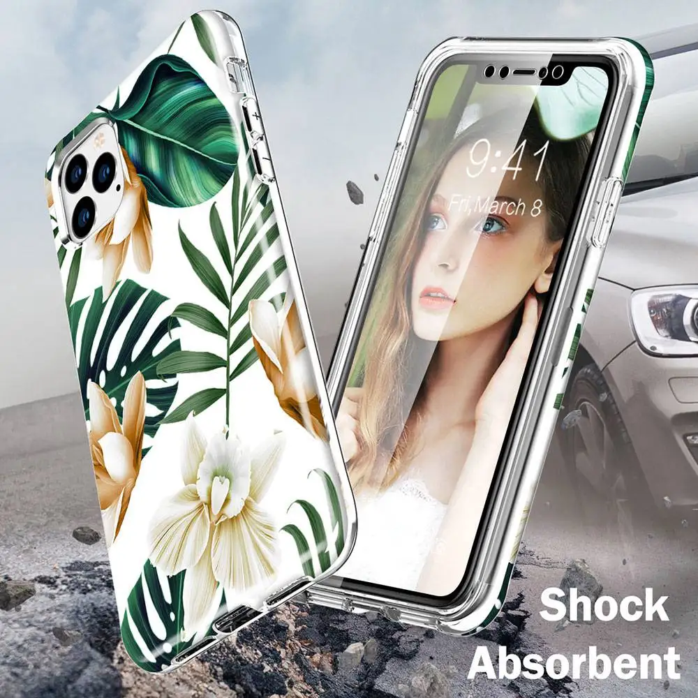 360 Full Protective Phone Case For iPhone 7 8 6 6S Plus XR XS MAX 11 Pro Max Shockproof with Built-in Screen Protector |