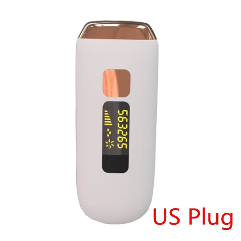 US Plug Эпилятор перманентное удаление волос 500000 Flash Touch Body Leg бикини триммер IPL лазерная эпиляция удаление волос Электрический эпилятор - Цвет: US Plug