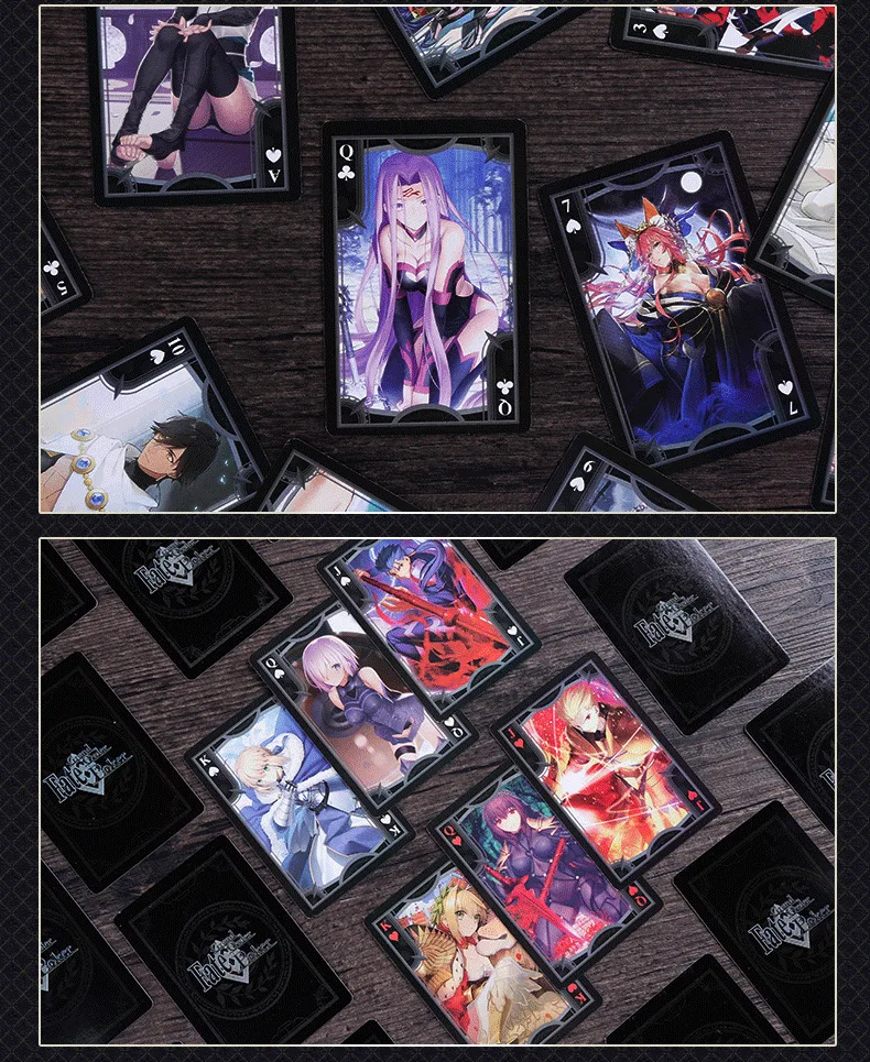FGO аниме Fate Grand для игры в покер карты манга 57 мм* 87 мм косплей реквизит коллекция развлечения Вечерние игры Gist