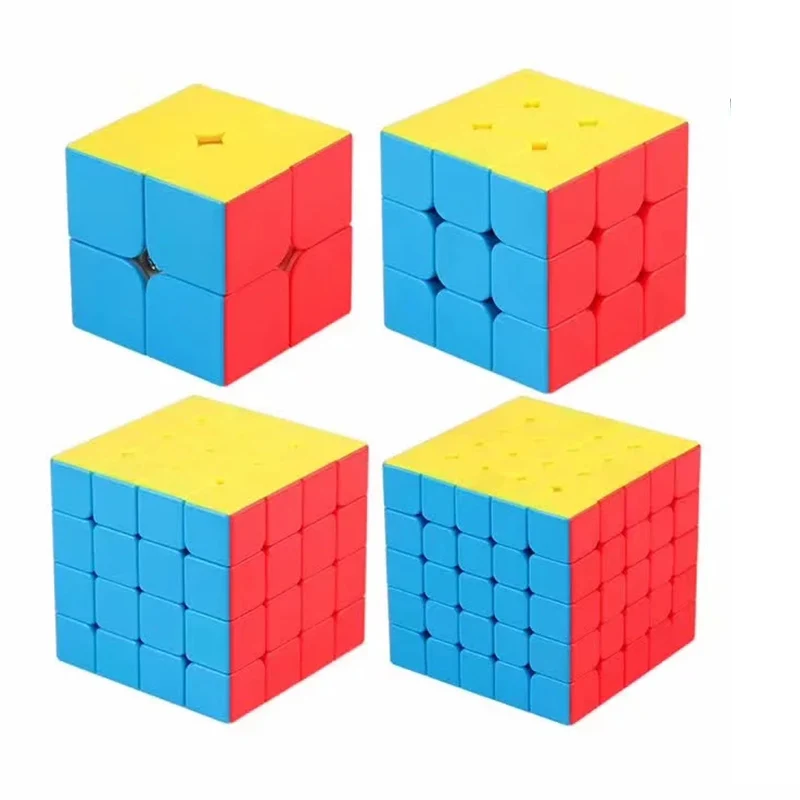 Набор магических кубиков Moyu Meilong 2x2x2 3x3x3 4x4x4 5x5x5 подарочный набор волшебный кубик