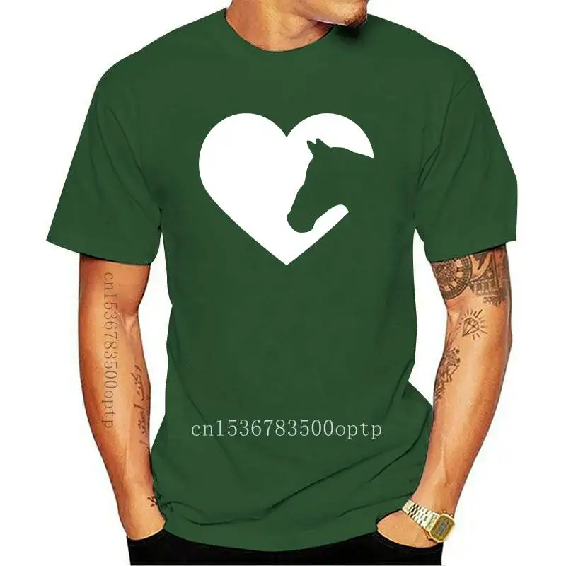 

Love Heart Horses Silhouette Kids Boys Girls T-Shirt