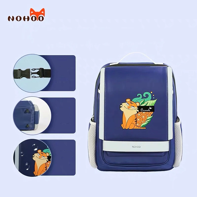 NOHOO Kids School Backpack Waterproof Large Capacity Primary Orthopedics Schoolbags For Boys Girls Unicorn Children Book Bags