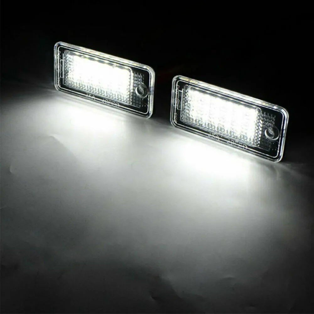 

For A3 A4 A5 A6 A8 B6 B7 Q7 License Plate Light Parts Accessories Auto 9-16V
