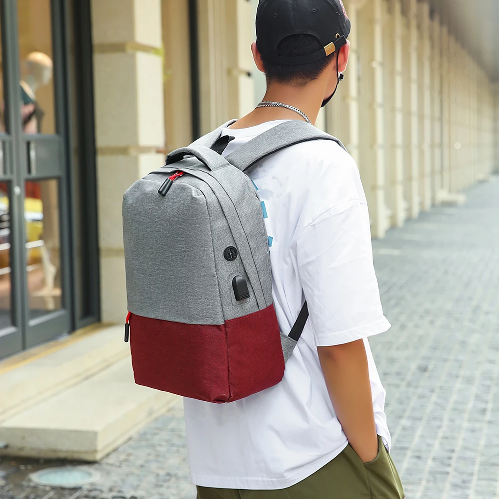 3pcs/Set Canvas Laptop Backpack Large Capacity Men Women Business Travel School Shoulder Bag Teenager Boys Girls Mochila Bagpack | Багаж и