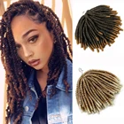60 прядей, пружинные удлинители волос, черные 613 Омбре, вязанные крючком косички, синтетические плетеные волосы, Nubian Twist Bounce Curl