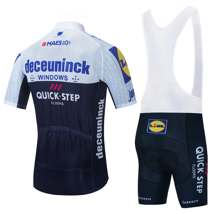 2021 черный комплект велосипедных Джерси QUICKSTEP велосипедные брюки 20D MTB Ropa мужская