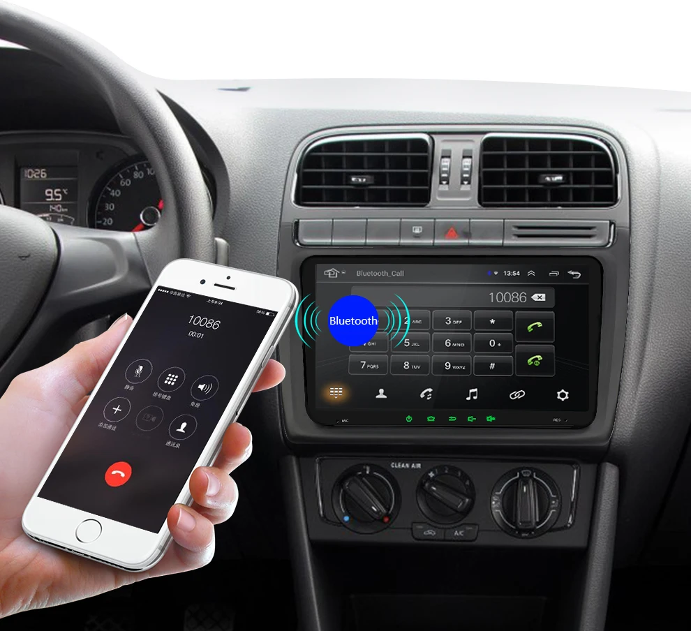 9 '✭in Android 1 автомобильное радио стерео для Фольксваген Гольф Поло MK5 MK6 Passat B6