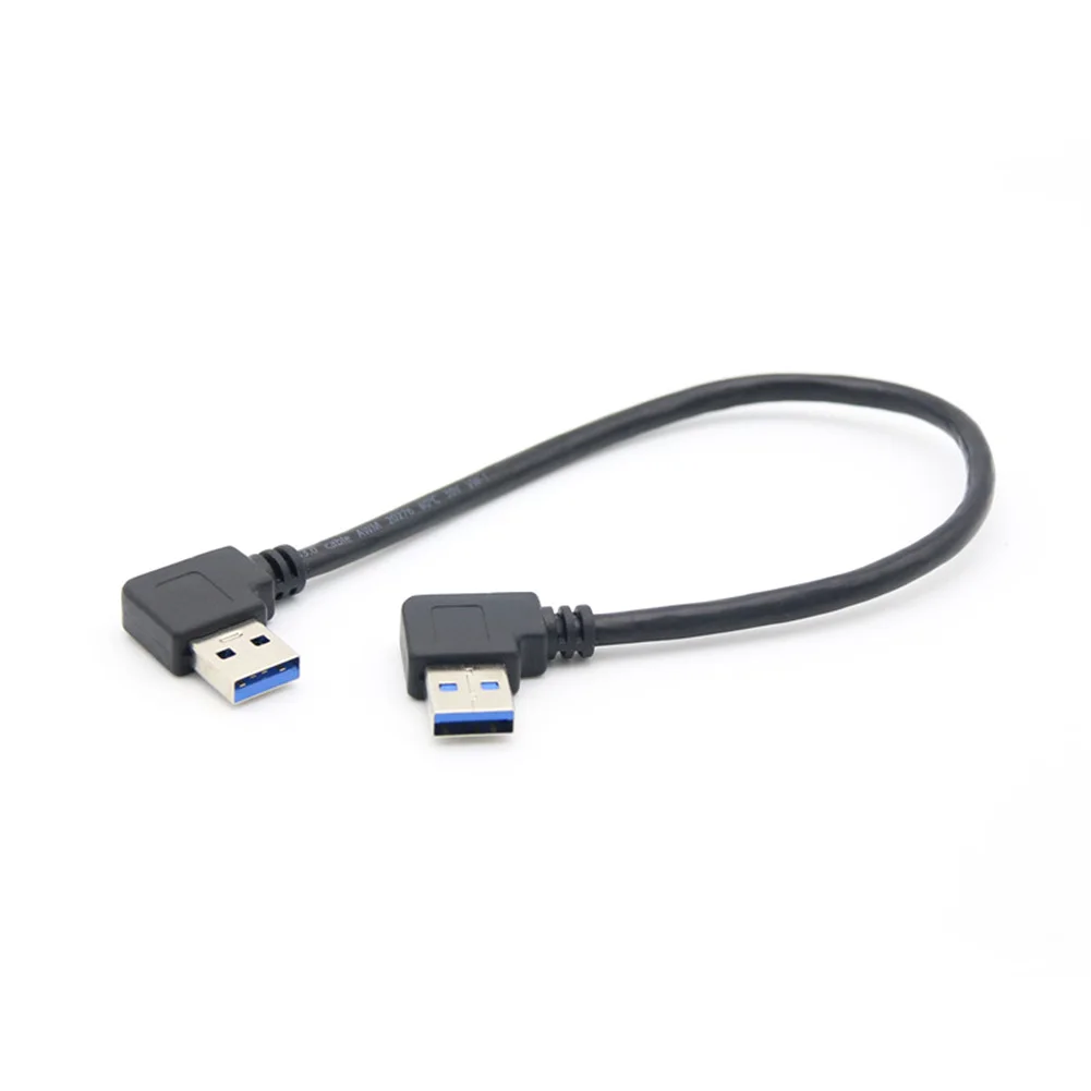 Удлинительный Кабель USB 3 0 Type A Male 90 градусов левый угловой для правый | Компьютеры