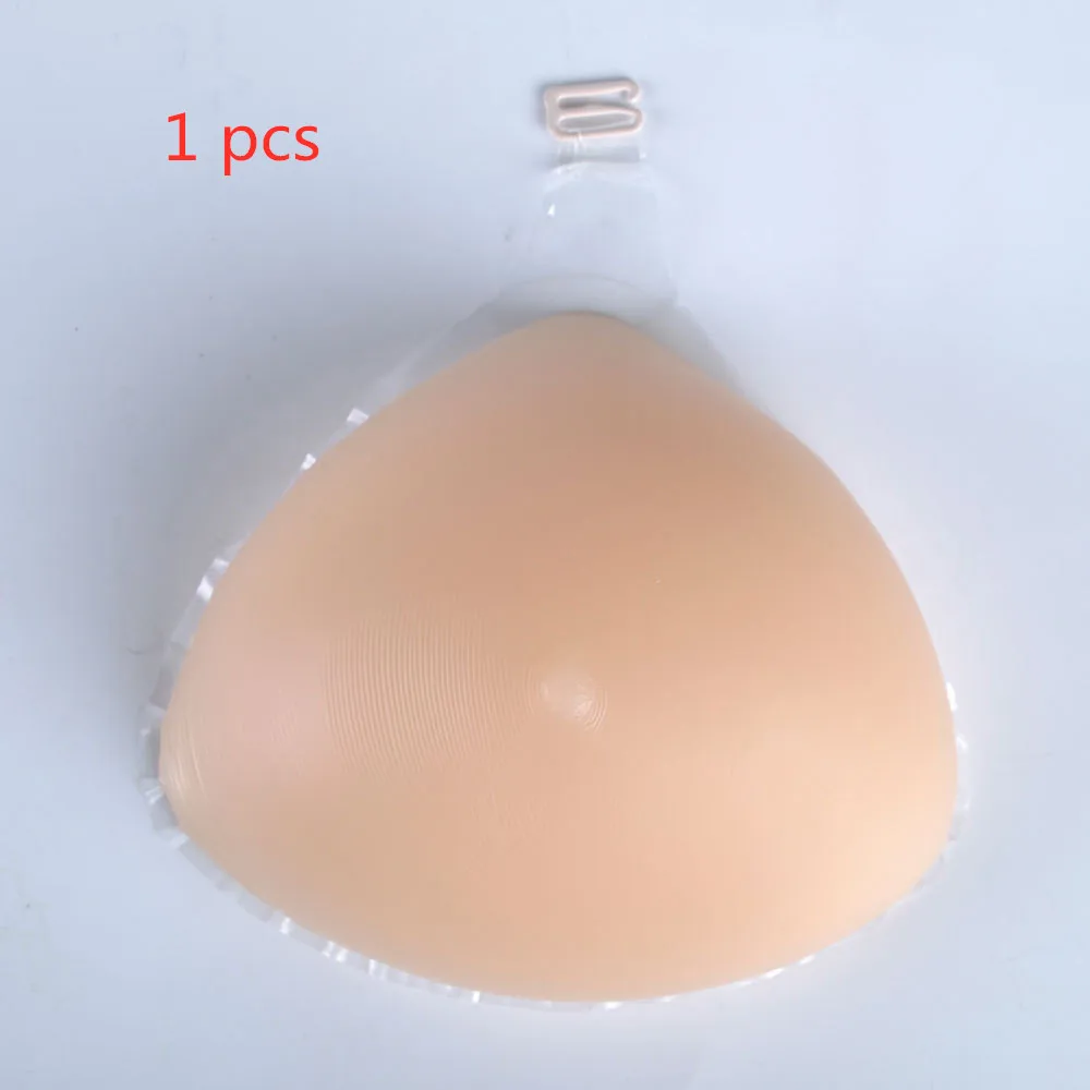 

1 pcs Liflike Hook Breast Forms Silicone Triangle Single Fake Breast Left Rignt Women Postoperative Chest Pads Boobs Enhancer