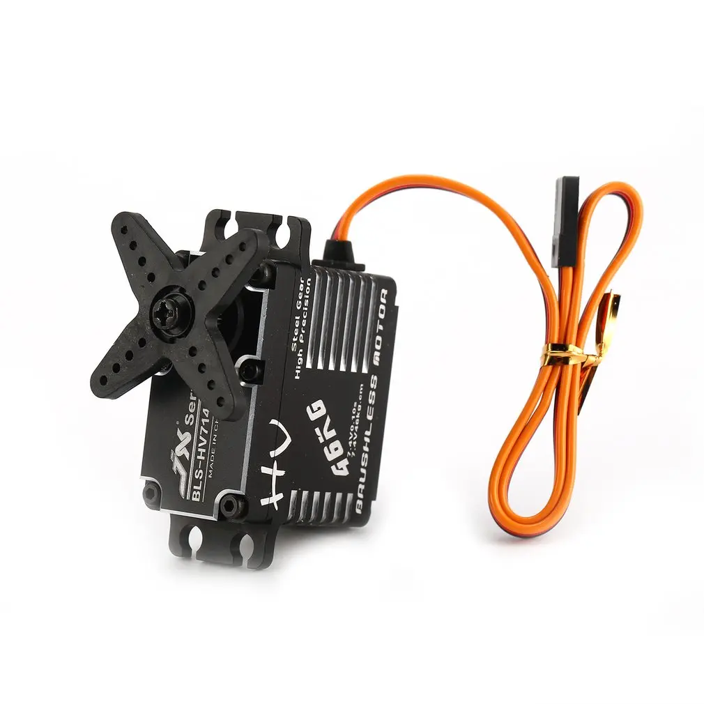 BLS-HV7146MG 46KG HV High Precision Steel Gear Full CNC Aluminium Shell Structure Digital Brushless Standard Servo RC Toy Parts | Игрушки и