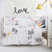 69pcs elephant baby bedding bed protector toddler infant crib bed bumper baby nursery bedding 1206012070cm