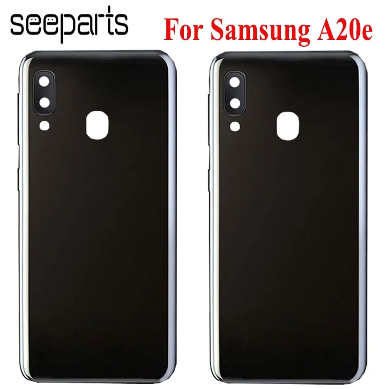 Задняя крышка батарейного отсека для Samsung Galaxy A20e A202 A202F A202DS корпус на клейкой