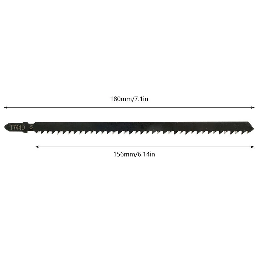 

25Pcs T744D 180mm Ultra-long Jigsaw Saw Blades Fast Cutting Set For Cutting Thick Construction Wood, Cork, Particle Board