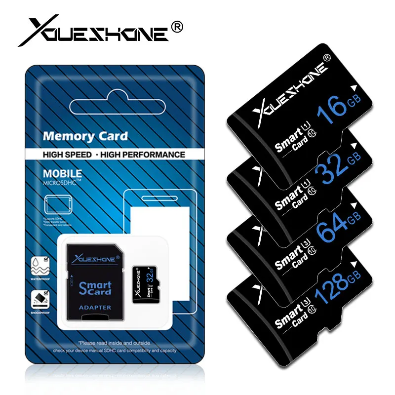 Карта micro sd класса 10, 8 ГБ, 16 ГБ, 32 ГБ, карта micro sd, 64 ГБ, 128 ГБ, карта памяти microsd, карта памяти sd, карта памяти