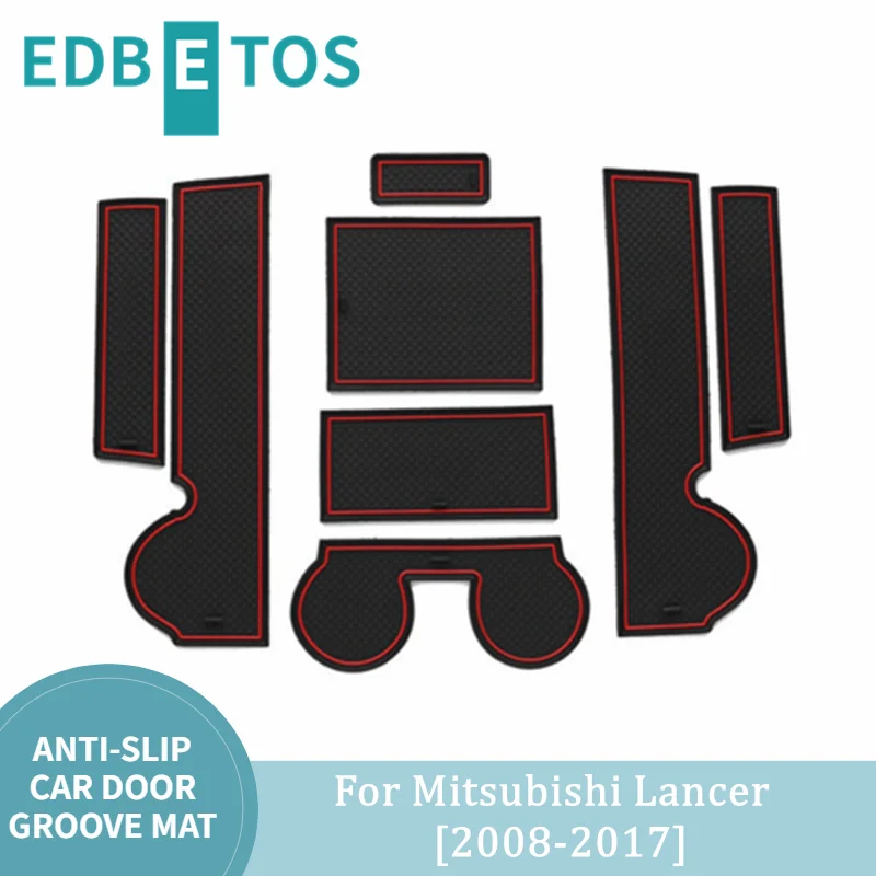 Противопылевые коврики для Mitsubishi Lancer 2008-2017 аксессуары вставки держателя стакана