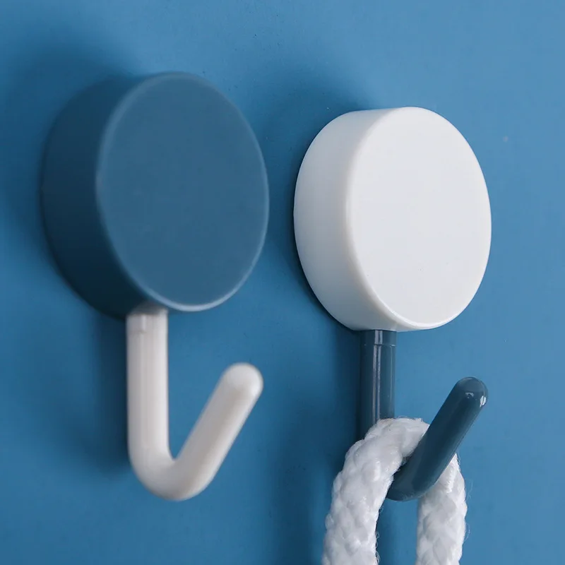 

10PCS Wall Hanger Hook Strong Bearing Suction Cup Hook Hanger Bathroom Multi-Purpose Hooks Home Storage