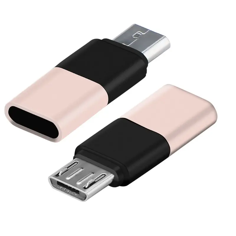 Алюминиевый сплав Micro USB Мужской к type C Женский адаптер конвертер Разъем для samsung huawei Xiaomi Android телефон планшет