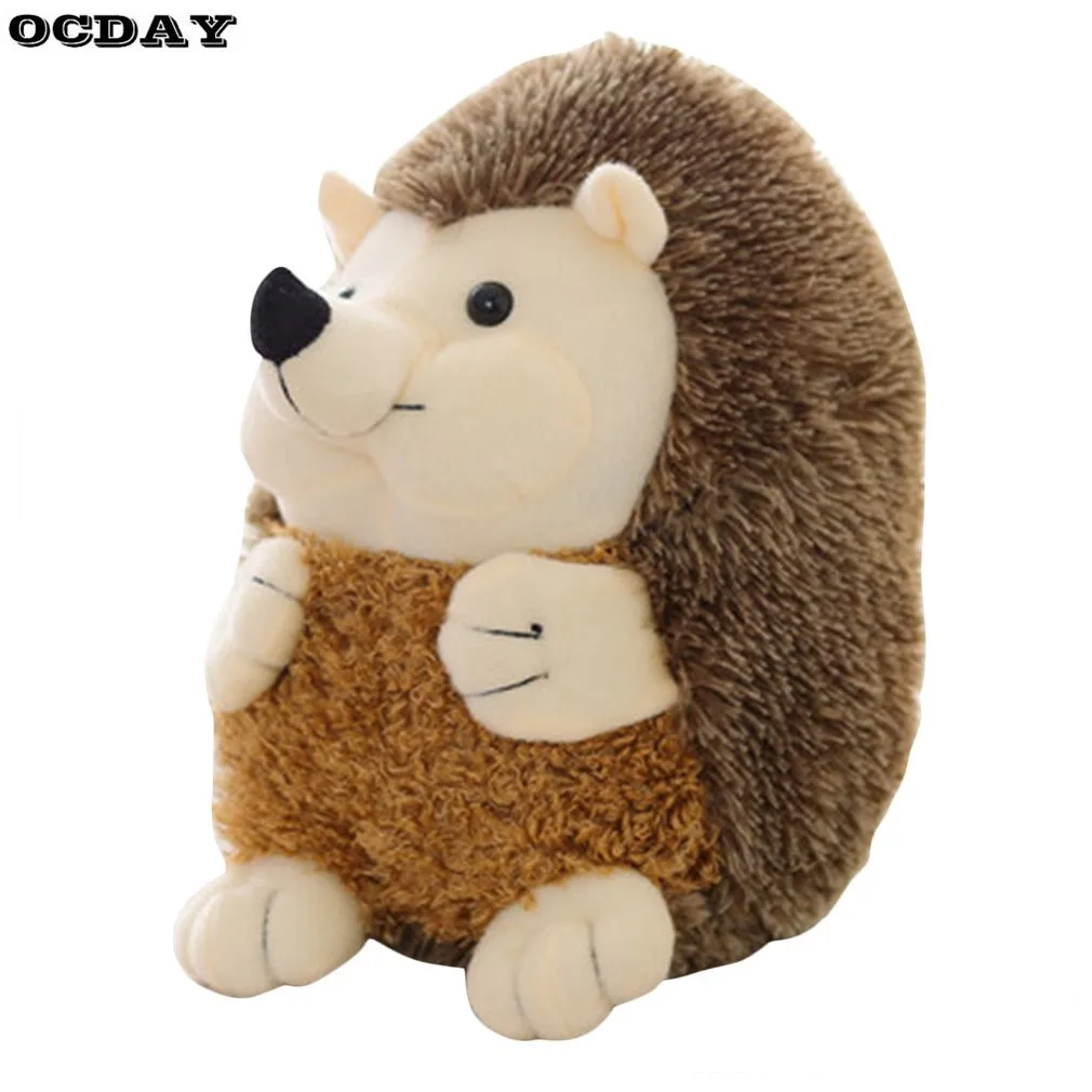 OCDAY Милая Мягкая кукла-Ежик, животное, мягкая плюшевая игрушка, для детей, для дома, для свадебной вечеринки, игрушки, Успокаивающая кукла, 15 см, новинка