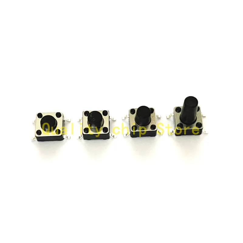 50pcs Memontary Tactile Push Button Switch 6X6X4.3/4.5/5/6/7/8/9/10/13mm SMD PCB Mounting 4pin