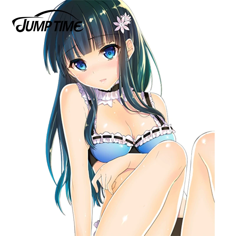 Автомобильные наклейки JumpTime 13 см x 9 4 Mahouka Koukou no Rettousei аниме Kawii Beauty Сиба Миюки для