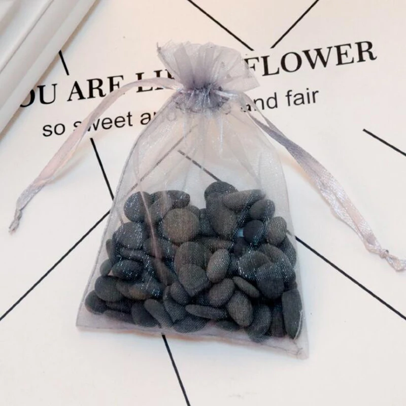 7*9 см 5 шт. Сумка из органзы рождественские украшения для конфет печенья сумки