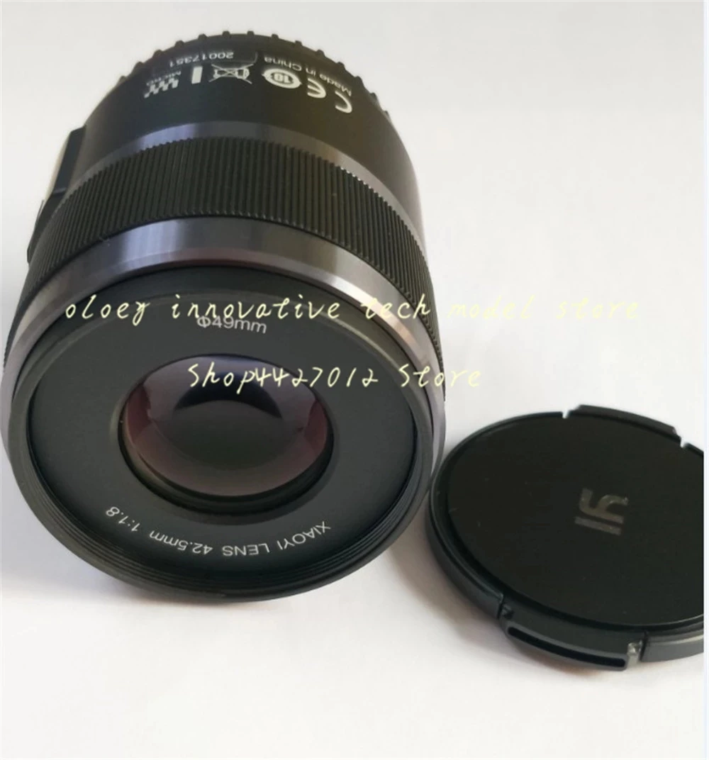 Новый 42 5 мм F1.8 объектив с фиксированным фокусным расстоянием для экшн камеры YI M1