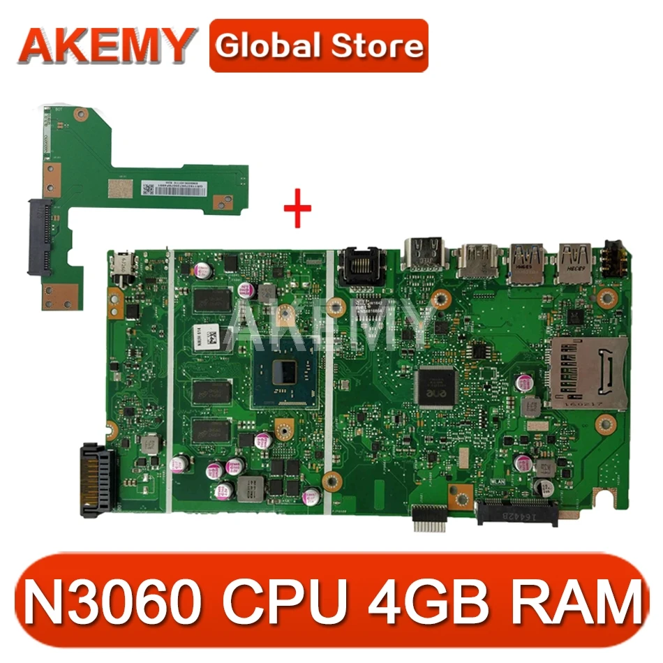 

Akemy For ASUS VivoBook Max X541NA-PD1003Y laptop motherboard X541NA mainboard X541N motherboard test 100% OK N3060 CPU 4GB RAM