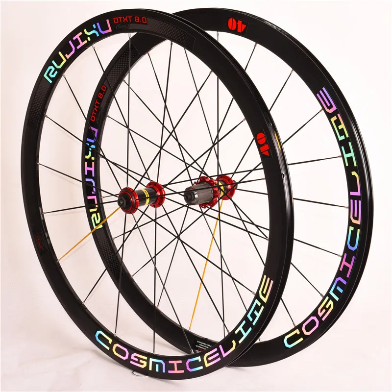 ultra light bike wheels cosmic elite 700C 40mm Aluminium Alloy C/V brake BMX road bicycle wheelset Sealed Bearing wheel set | Спорт и
