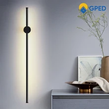 LED Wall Lamp 350°Rotation Modern Long Wall Light For Home Bedroom Stairs Living Room Sofa Background Lighting Decoration Lamp