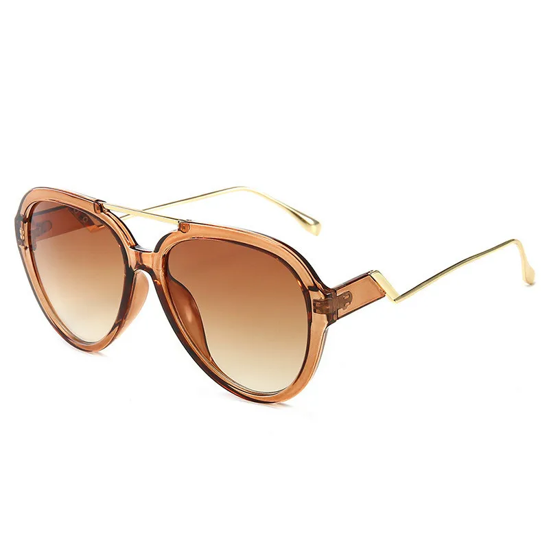 Модные мужские и женские солнцезащитные очки с большой оправой индивидуальные