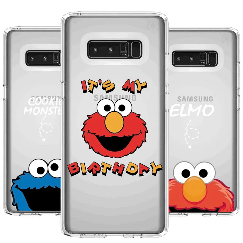 Прекрасный мультфильм печенье монстров с принтом Элмо мягкий чехол из ТПУ &quotдля