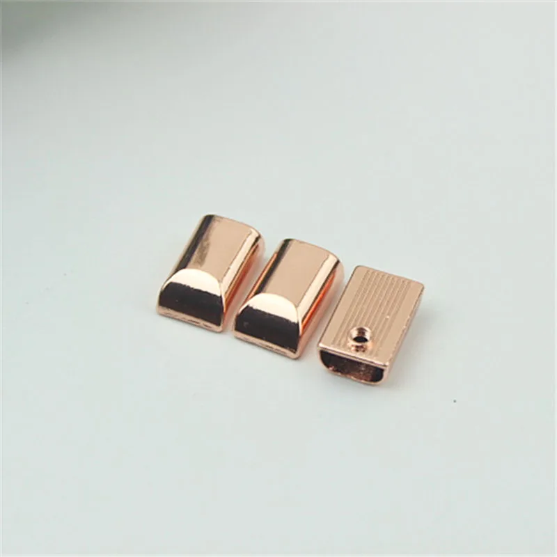 100Pcs Metal Open End Closed End Zipper Stopper Zip Stop Lock Tail Plug for Leather Bag Handbag Purse Garment Repair with Screw