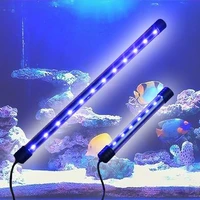 aquarium fish tank led light submersible waterproof bar strip lamp eu plug underwater decor lighting submersible clip lamp 6w