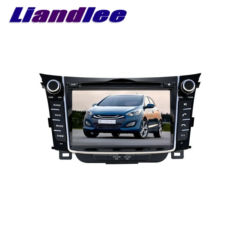Автомагнитола Liandlee для Hyundai I30 2011 ~ 2017 мультимедийный ТВ GPS аудио Hi Fi навигация