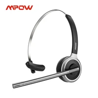 12pcs mpow m5 wireless headphones bluetooth headset with mic noise canceling computer headphone for pc laptop truck driver call