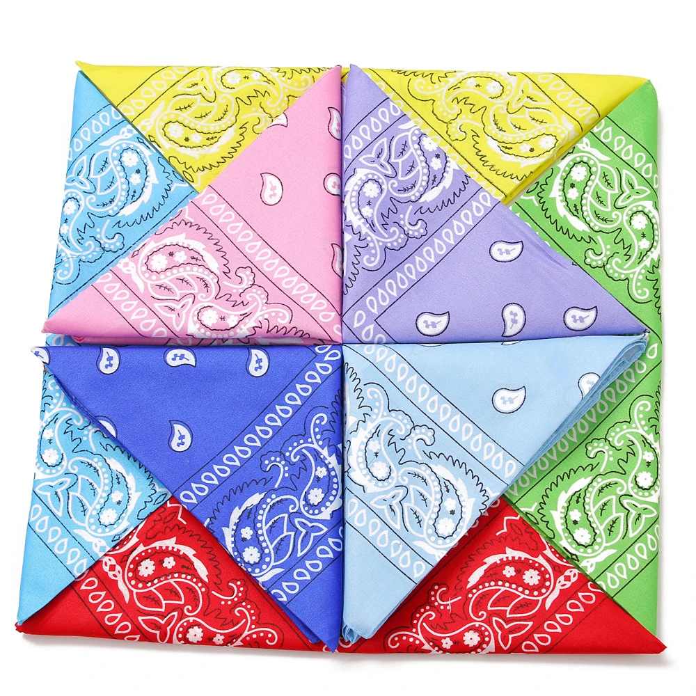 Винтажная богемная бандана волос шарф для девушек Женская мода головная повязка