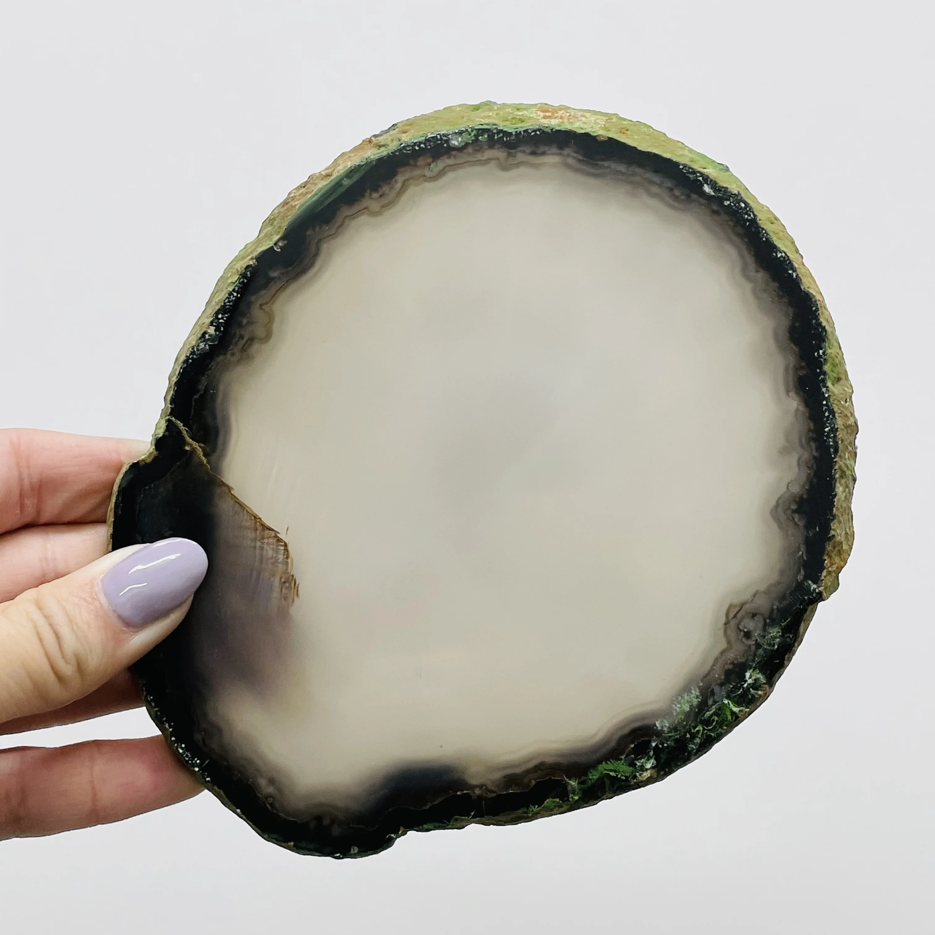 

Super !!! Natural Gray Agate Cup Mat Decoration Pieces For Home Wedding