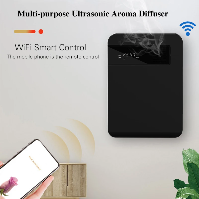 

Intelligent Electric Aromatherapy Machine Silent Running Commercial Essential Oil Aroma Diffuser APP Control Home Hotel Office