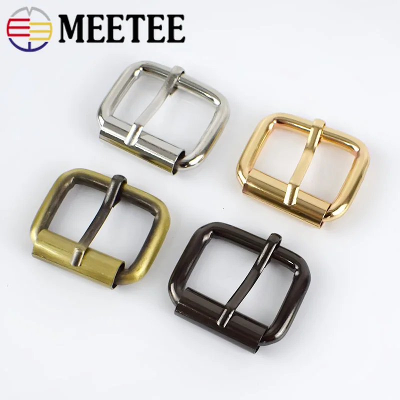 

4/10pcs 25mm Metal Buckles for Bag Belt Strap Web Adjust Roller Pin Buckle Snap Rectangle Leather Craft Repair DIY Accessories