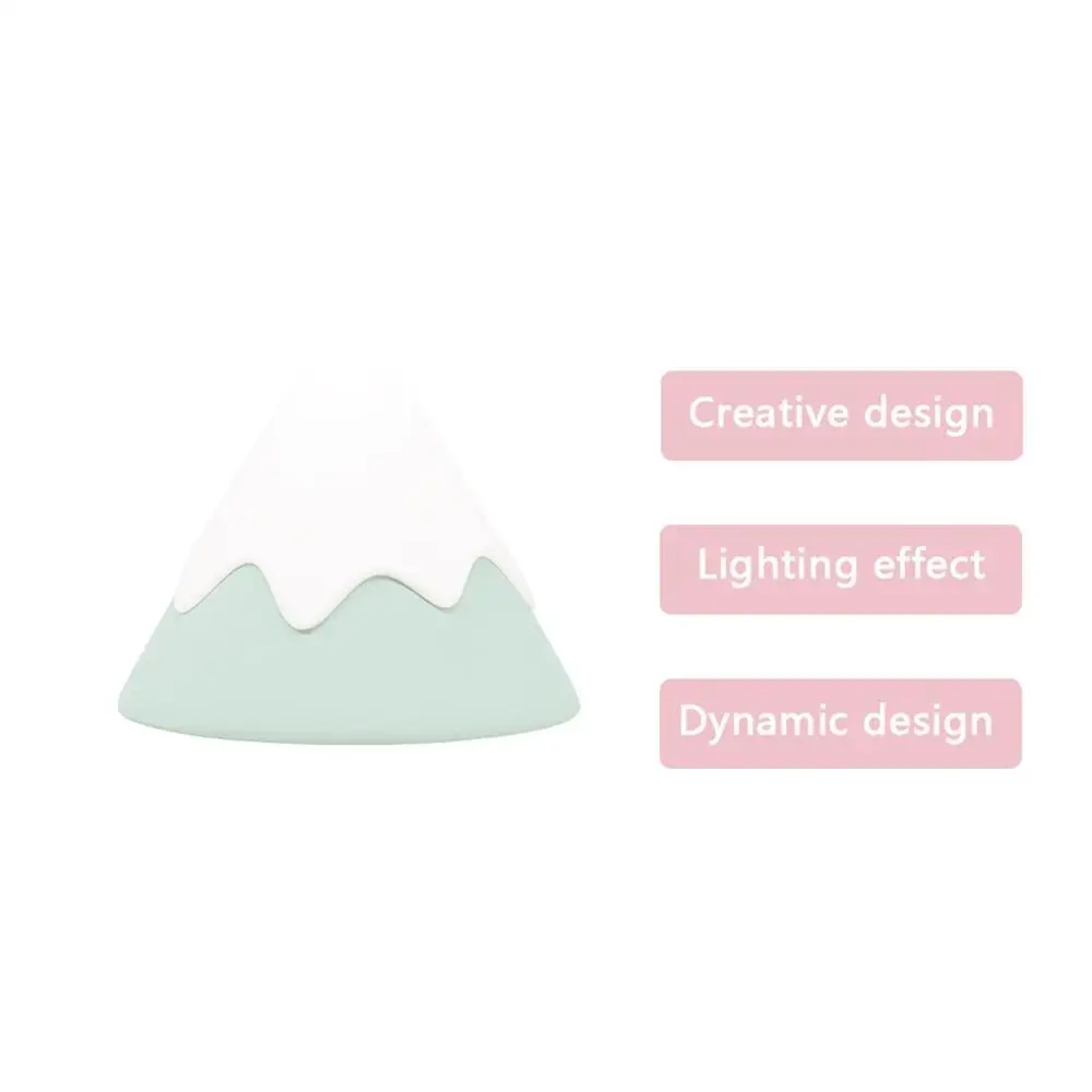 Led Снежная горная Ночная лампа декоративное освещение для дома креативная