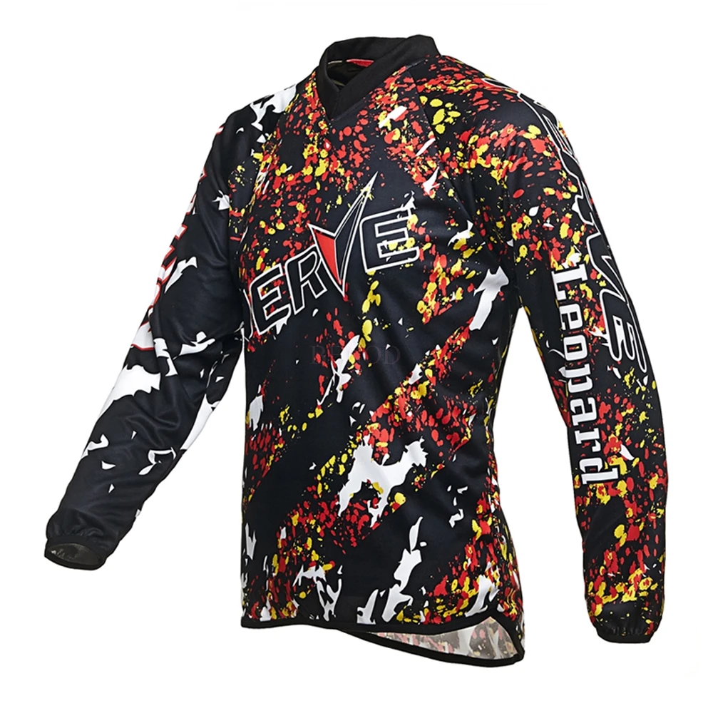 

Summer Breathable Motorbike T-Shirt Quick-dry Motorcycle Cross Country T-Shirt Four Seasons Off-road Motorcycle Cycling Suit