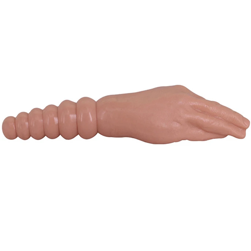 Фаллоимитатор с двумя головками Реалистичная ручная большая голова Анальная