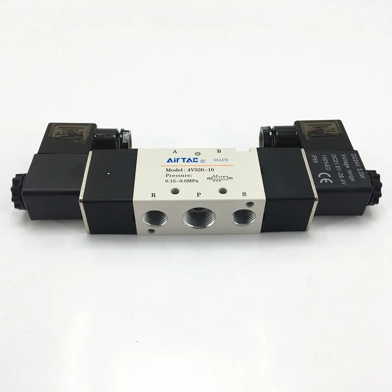 4V320-10 DC24V AC220V пневматические инструменты качественные пневматические компоненты электромагнитный клапан 4V Серия