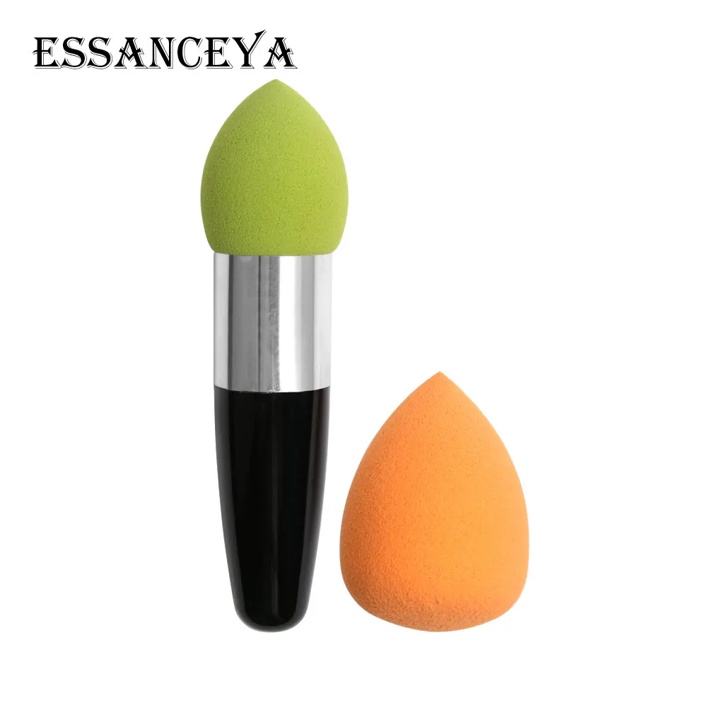 ESSANCEYA 2 шт. кисть со спонжем для макияжа косметический спонж мягкий гладкий