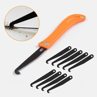 1pc portable professional folding gadget kitchen cleaning remove old grout steel tile gap hook knife household repair tool