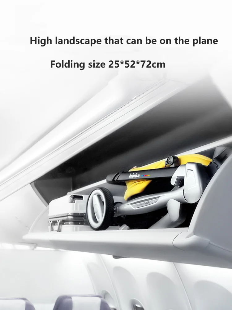 Детская коляска 0-3 лет двунаправленный светильник высокий пейзаж может сидеть на