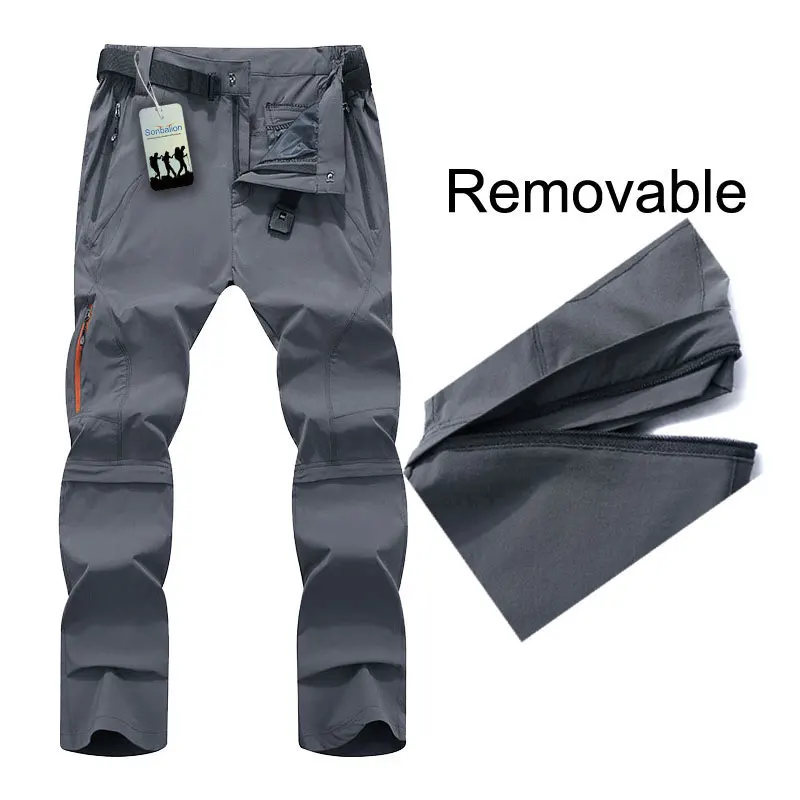 Мужские быстросохнущие брюки для активного отдыха летние Водонепроницаемые