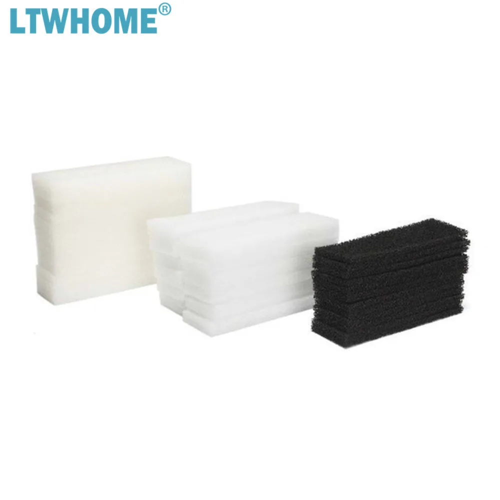 

Комплект фильтров LTWHOME из пенопласта, углеродных и полиэфирных фильтров подходит для фильтров Fluval U3